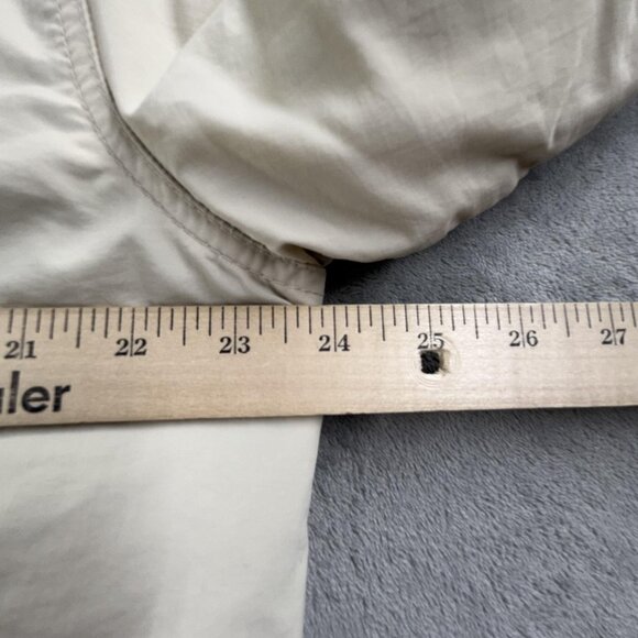 Vintage Eddie Bauer Jacket Womens Large White Windfoil Made USA Fleece Lined 90s - Picture 16 of 16